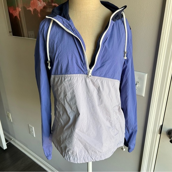 Old Navy Active Windbreaker Pullover Blue/Navy Quarter Zip M Golfcore - Picture 1 of 7